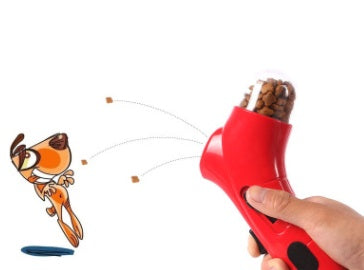 Interactive Dog Snack Launcher – Pet Catapult Feeder Toy for Fun Training & Treat Time