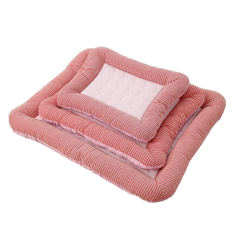 Cooling Pet Bed – Summer Ice Pad for Dogs & Cats | Breathable, Soft & Stress-Free Sleep