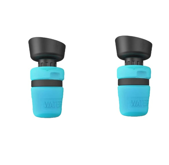 FoldMate™ Compact Travel Dog Bottle – 520ml Leakproof & Foldable