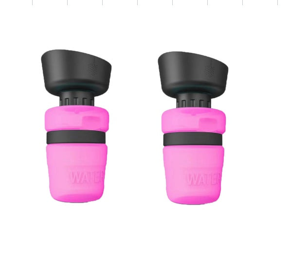 FoldMate™ Compact Travel Dog Bottle – 520ml Leakproof & Foldable