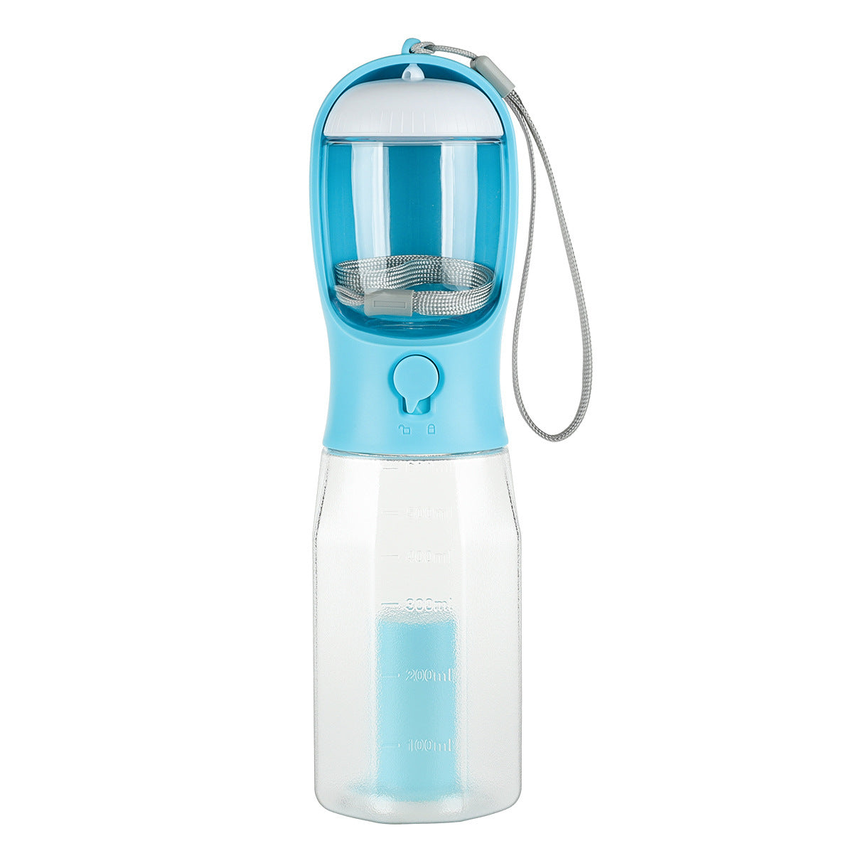 SmartFold™ Portable Dog Water Bottle – 3-in-1 Leakproof Travel Companion