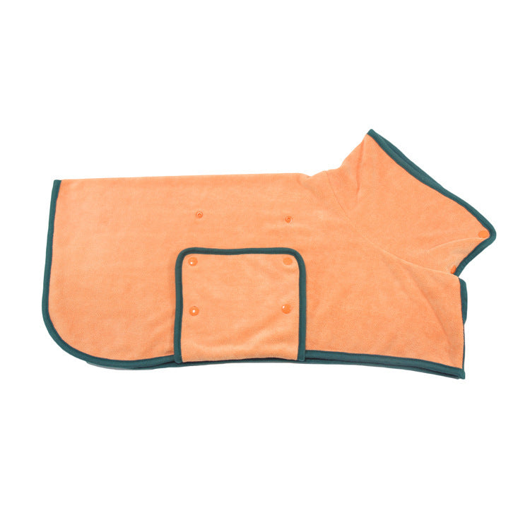 Ultra-Absorbent Pet Bathrobe – Quick-Dry Microfiber Dog Towel with Waist Wrap | Perfect for Bath, Pool & Rain
✅