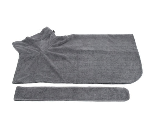 Ultra-Absorbent Pet Bathrobe – Quick-Dry Microfiber Dog Towel with Waist Wrap | Perfect for Bath, Pool & Rain
✅