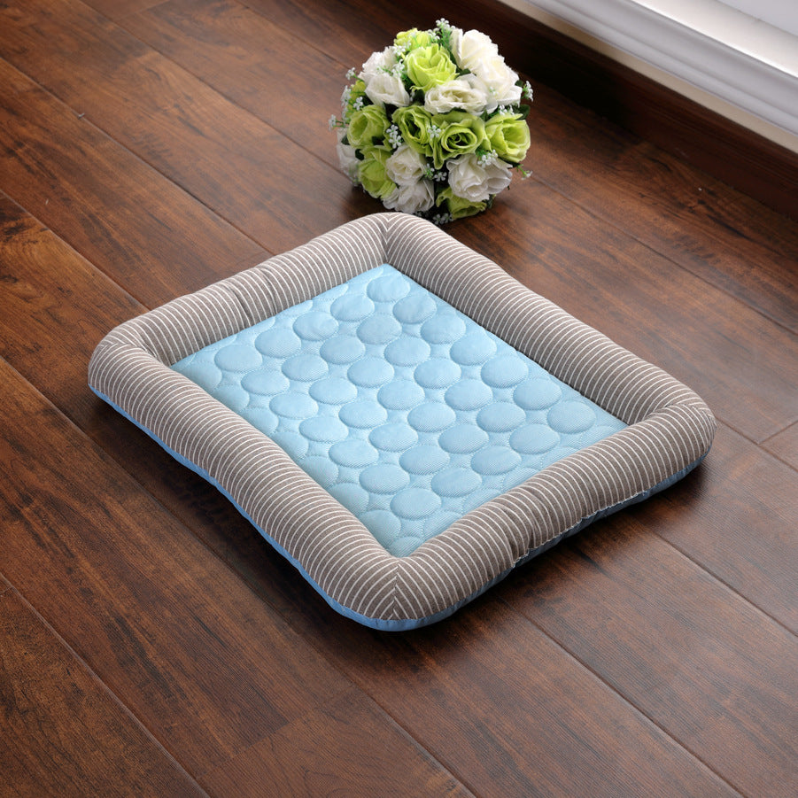 Cooling Pet Bed – Summer Ice Pad for Dogs & Cats | Breathable, Soft & Stress-Free Sleep