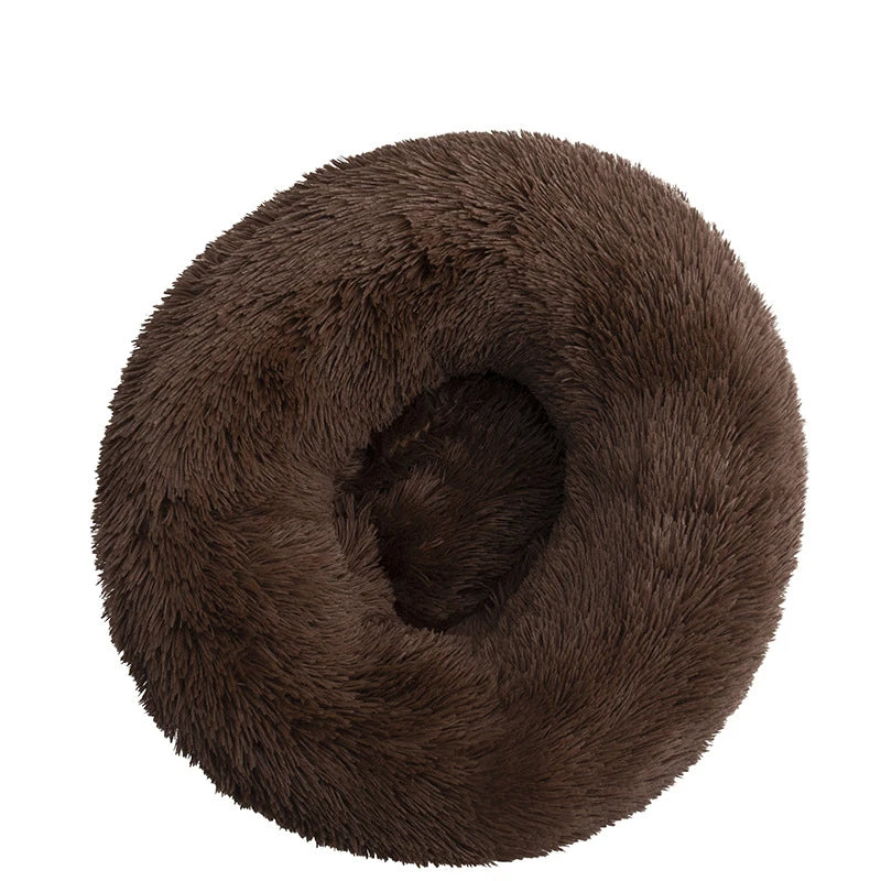 🛏️ XL Calming Pet Bed – Anti-Anxiety Donut for Dogs & Cats 🐶🐱