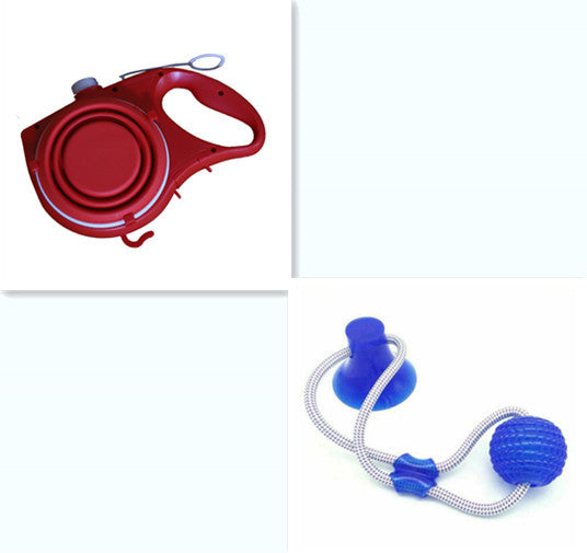 3-in-1 Dog Water Bottle + Foldable Bowl + Leash Hook – Outdoor Pet Travel Kit