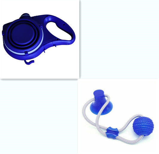 3-in-1 Dog Water Bottle + Foldable Bowl + Leash Hook – Outdoor Pet Travel Kit