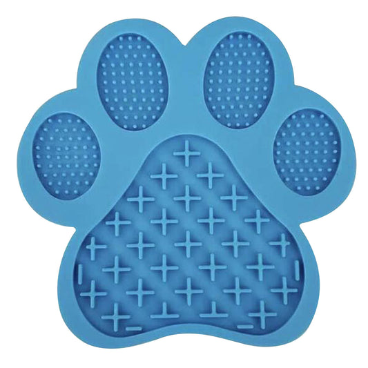 Paw-Shaped Silicone Dog Lick Mat – Bath Time Calmer