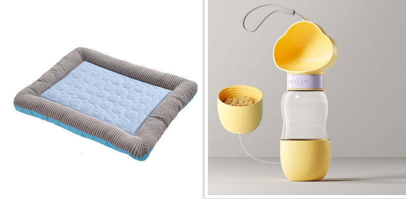 Cooling Pet Bed – Summer Ice Pad for Dogs & Cats | Breathable, Soft & Stress-Free Sleep