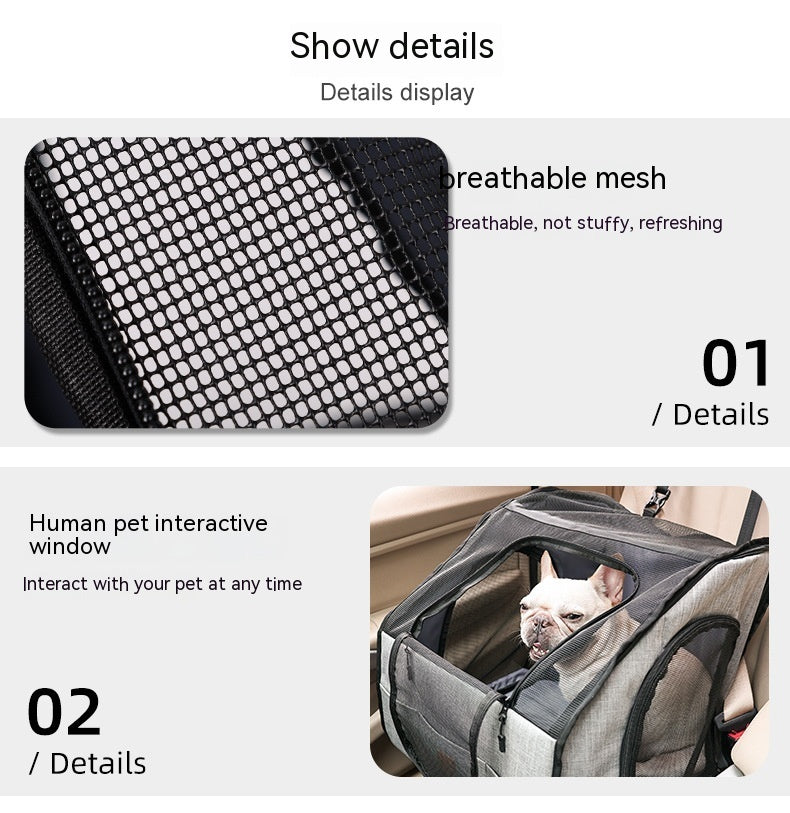 Foldable Travel Dog Crate – Urban Car Carrier for Small Pets