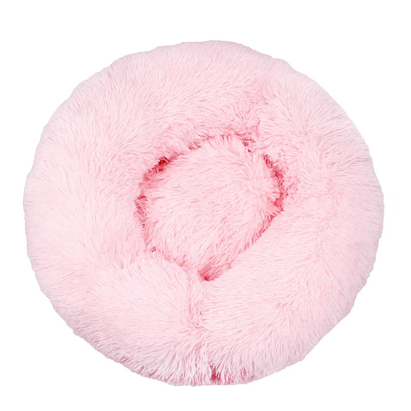 🛏️ XL Calming Pet Bed – Anti-Anxiety Donut for Dogs & Cats 🐶🐱