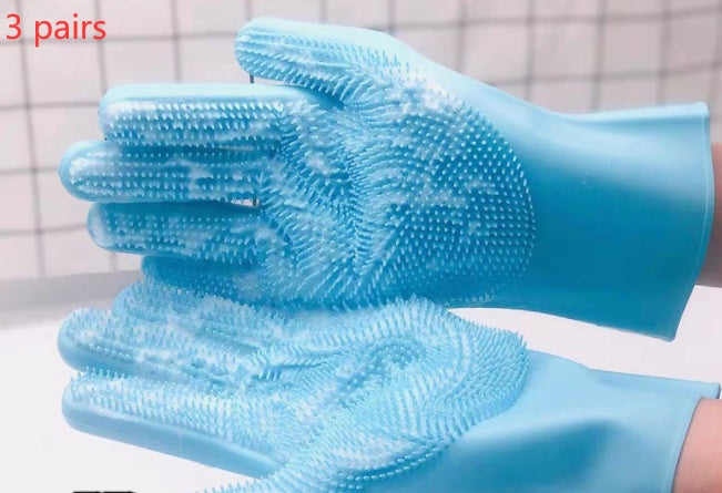 "Pet Grooming Glove – Deshedding & Massage Brush for Dogs & Cats"