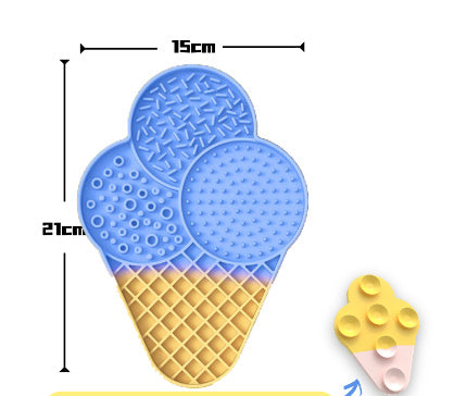 Paw-Shaped Silicone Dog Lick Mat – Bath Time Calmer