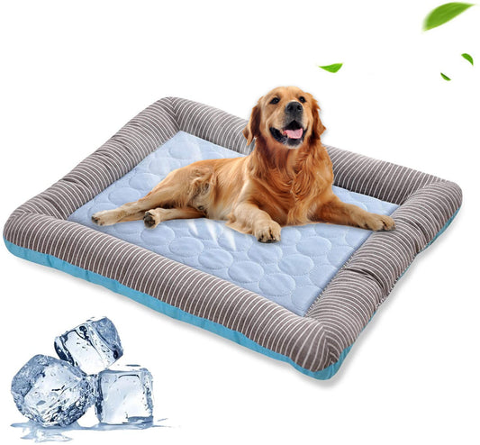 Cooling Pet Bed – Summer Ice Pad for Dogs & Cats | Breathable, Soft & Stress-Free Sleep