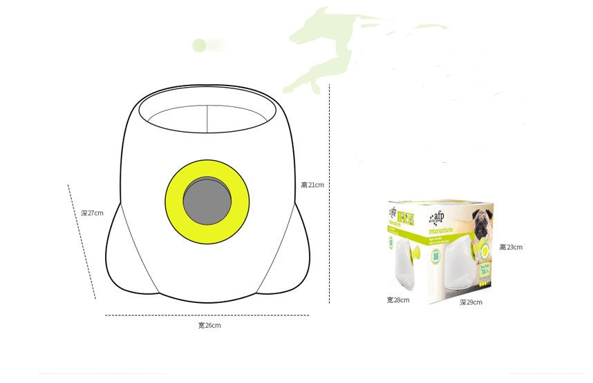 Smart Automatic Dog Ball Launcher – Hands-Free Fetch Toy for Indoor Play