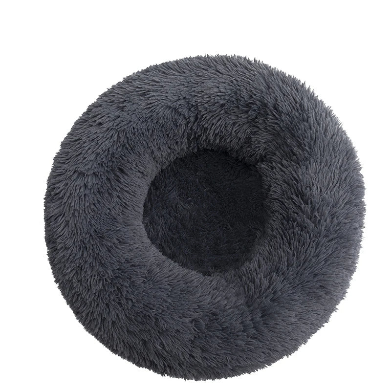 🛏️ XL Calming Pet Bed – Anti-Anxiety Donut for Dogs & Cats 🐶🐱