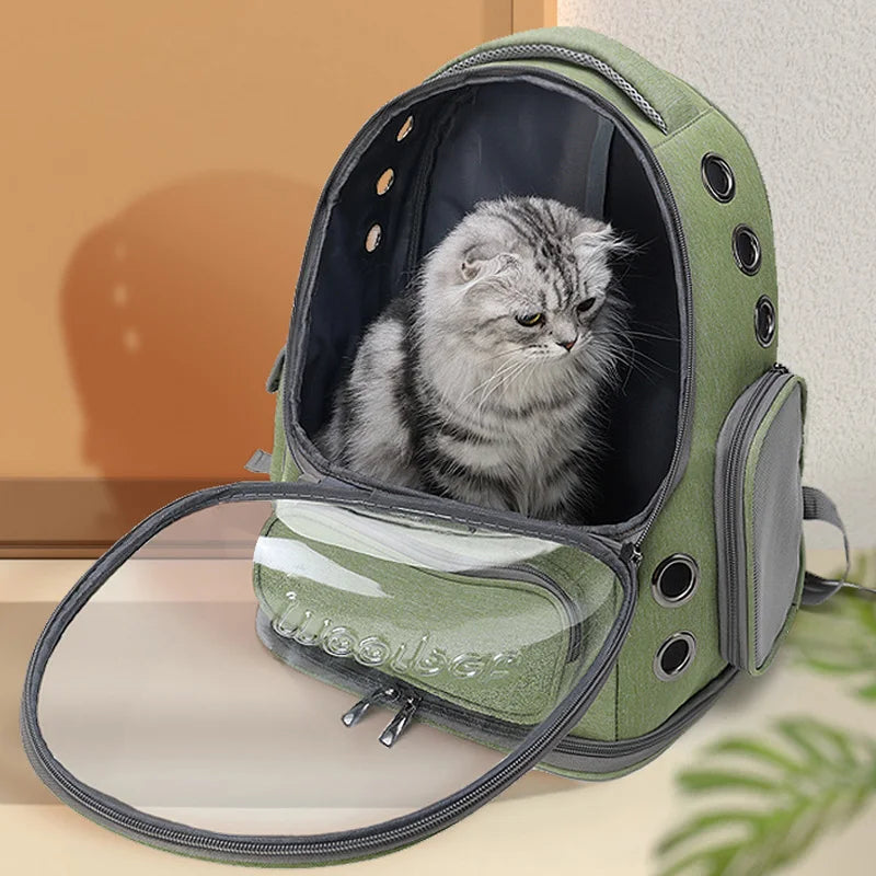 Oznests AirNest™ – Transparent Pet Travel Backpack