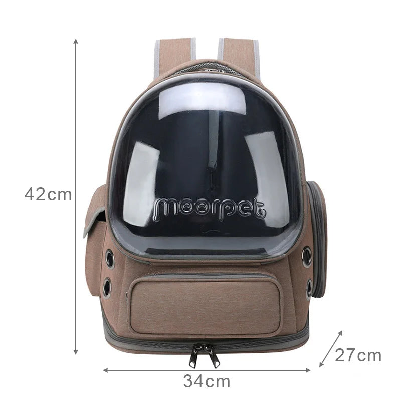 Oznests AirNest™ – Transparent Pet Travel Backpack