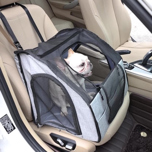 Foldable Travel Dog Crate – Urban Car Carrier for Small Pets