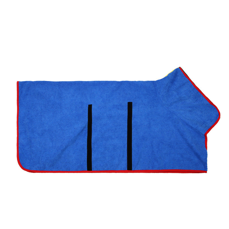 Ultra-Absorbent Pet Bathrobe – Quick-Dry Microfiber Dog Towel with Waist Wrap | Perfect for Bath, Pool & Rain
✅