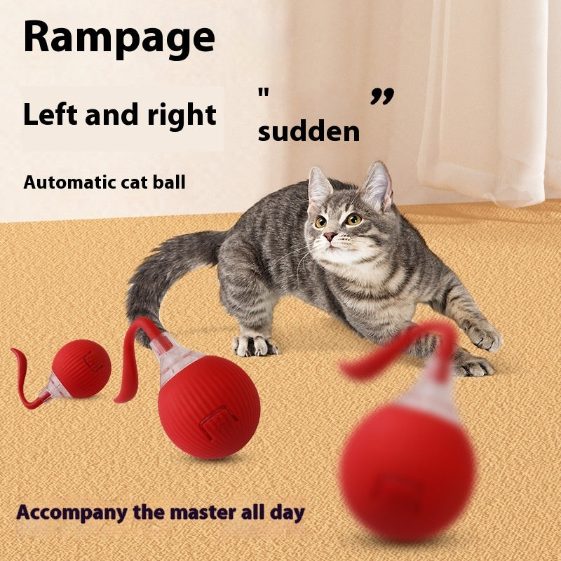 "Smart Rolling Cat Ball – Interactive Motion-Activated Toy for Indoor Cats"