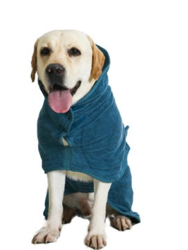 Ultra-Absorbent Pet Bathrobe – Quick-Dry Microfiber Dog Towel with Waist Wrap | Perfect for Bath, Pool & Rain
✅