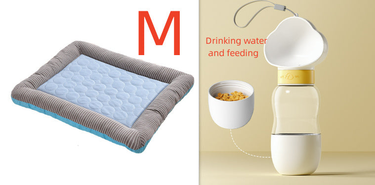 Cooling Pet Bed – Summer Ice Pad for Dogs & Cats | Breathable, Soft & Stress-Free Sleep