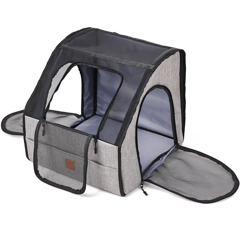 Foldable Travel Dog Crate – Urban Car Carrier for Small Pets
