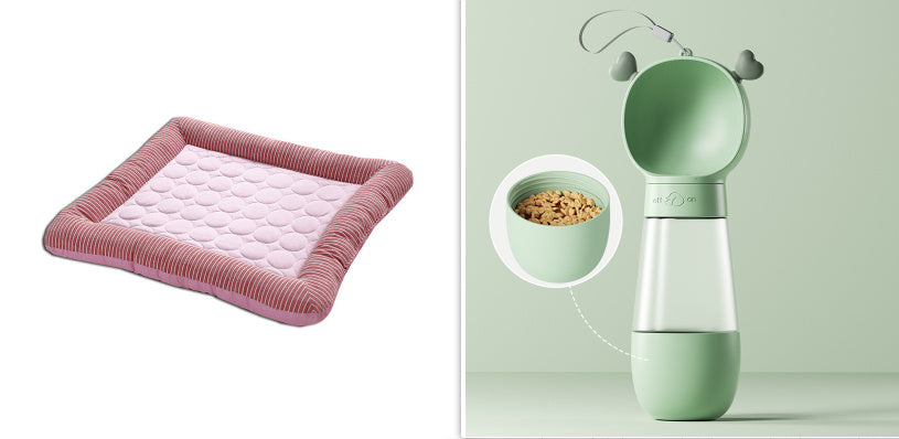 Cooling Pet Bed – Summer Ice Pad for Dogs & Cats | Breathable, Soft & Stress-Free Sleep